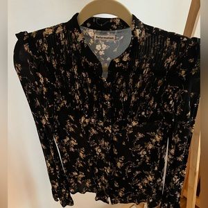 Reformation Western Style Floral Button Down